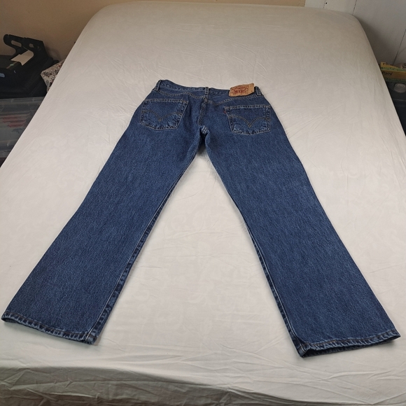 Levis 501 Made in Haiti Vintage Denim Jeans Pants W34 L30 - Picture 13 of 16